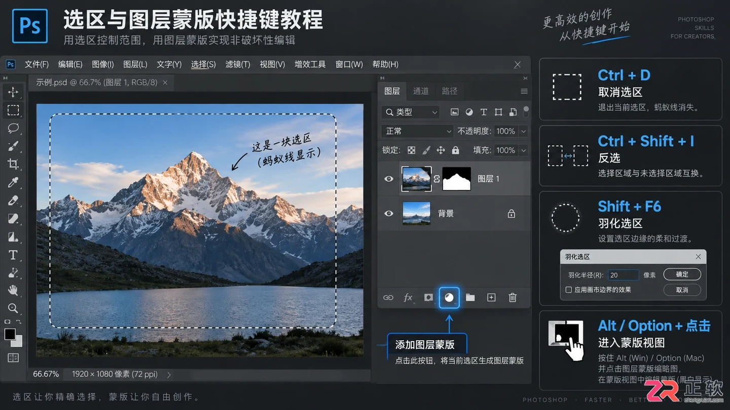 Photoshop快捷键大全:常用命令 设置方法与失效解决技巧