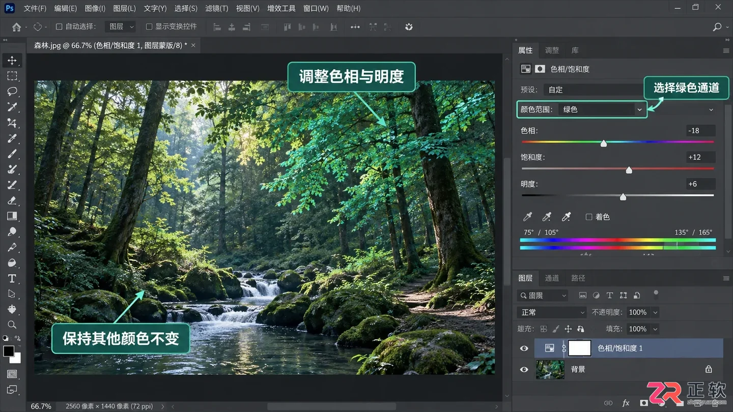 Photoshop调色教程:新手入门图文步骤与技巧
