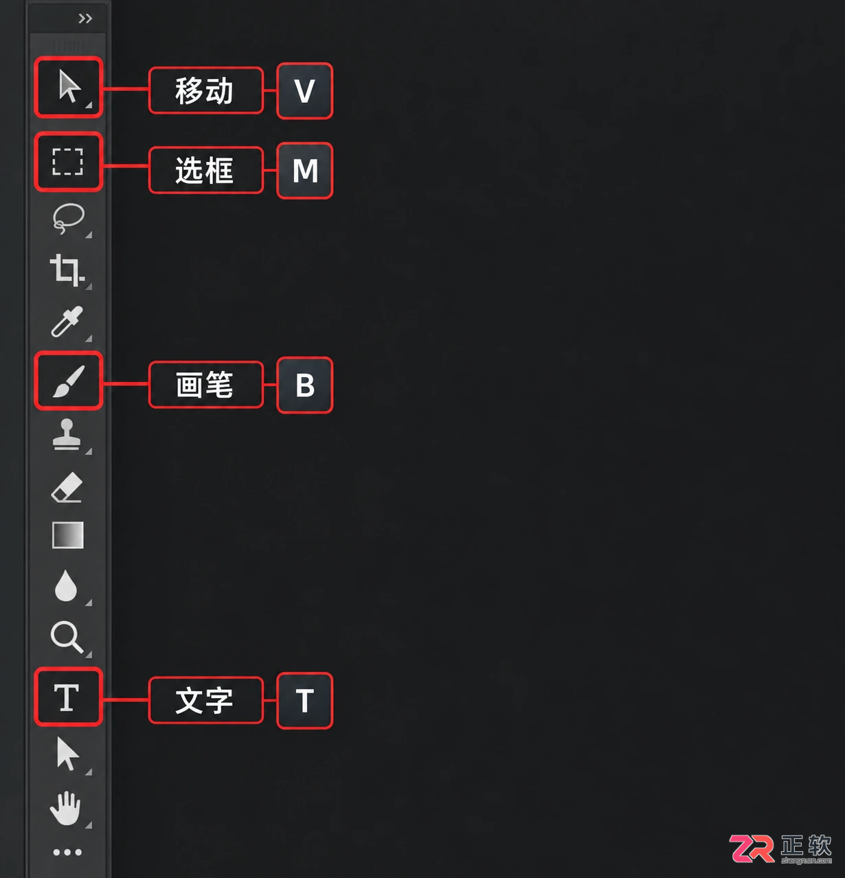 Photoshop快捷键切换大全 工具图层窗口与颜色切换