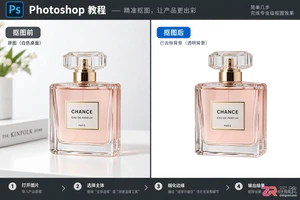 Photoshop抠图教程：详细步骤 实用技巧与透明背景保存方法