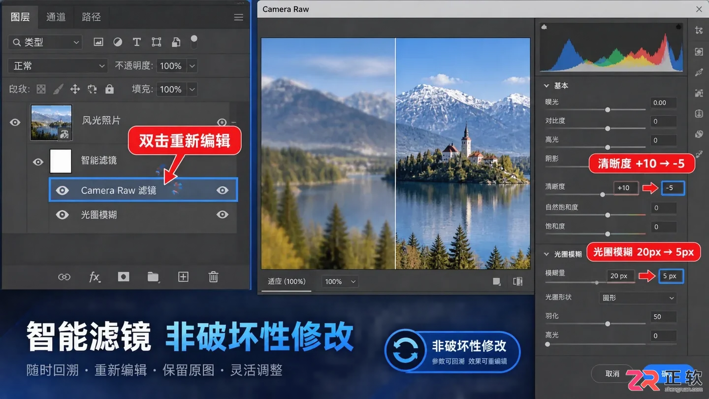 Photoshop滤镜分为哪三种类型?分类与作用详解