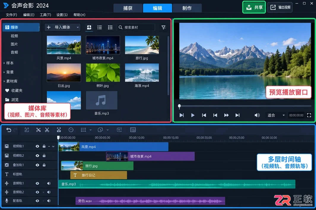 会声会影零基础怎么快速上手剪辑完整教程