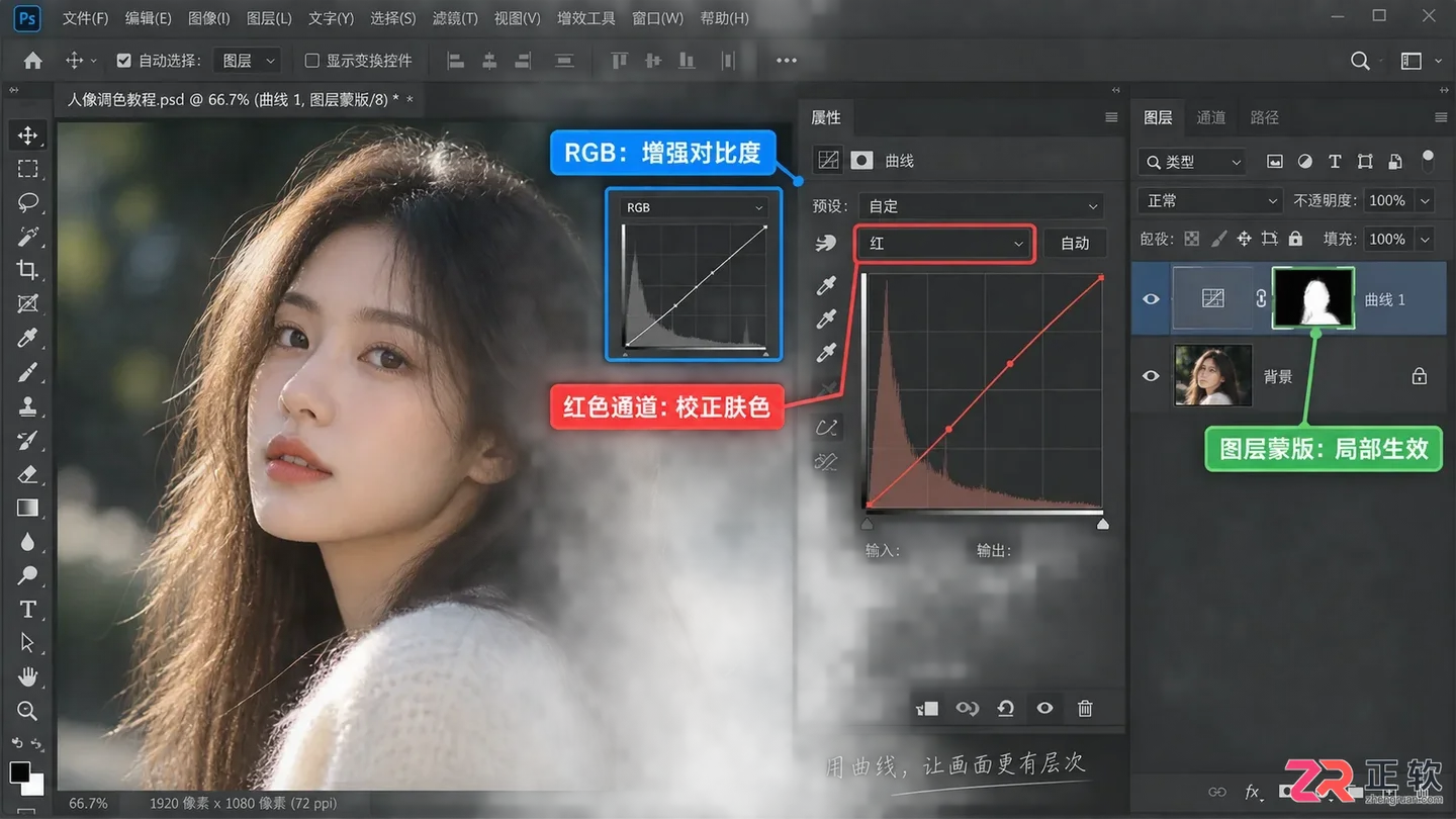 Photoshop修图基本步骤详解:新手入门教程