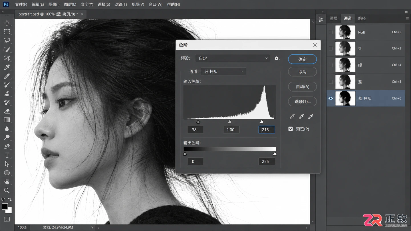 photoshop通道的作用