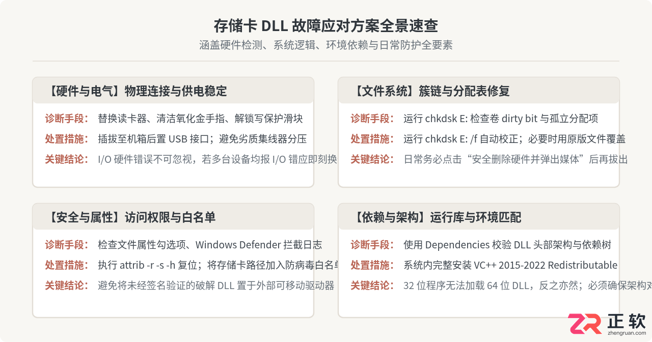 存储卡无法读取dll文件怎么办？原因与修复方法