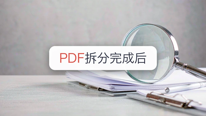 PDF拆分完成后,页数、顺序和文件名怎么检查?
