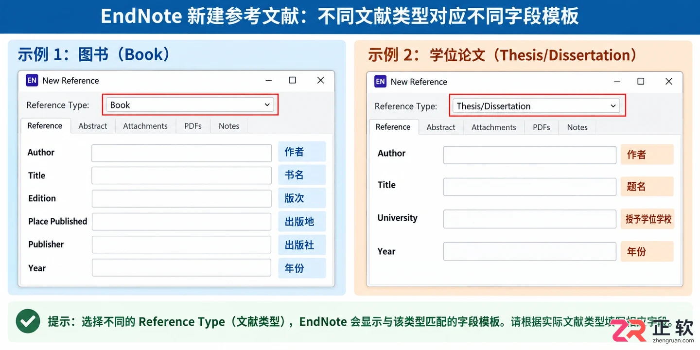 endnote如何插入中文参考文献格式设置教程