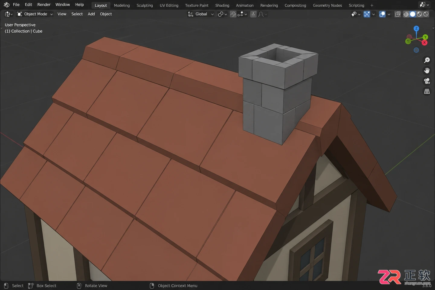 blender新手教程简单模型建立详细步骤图解