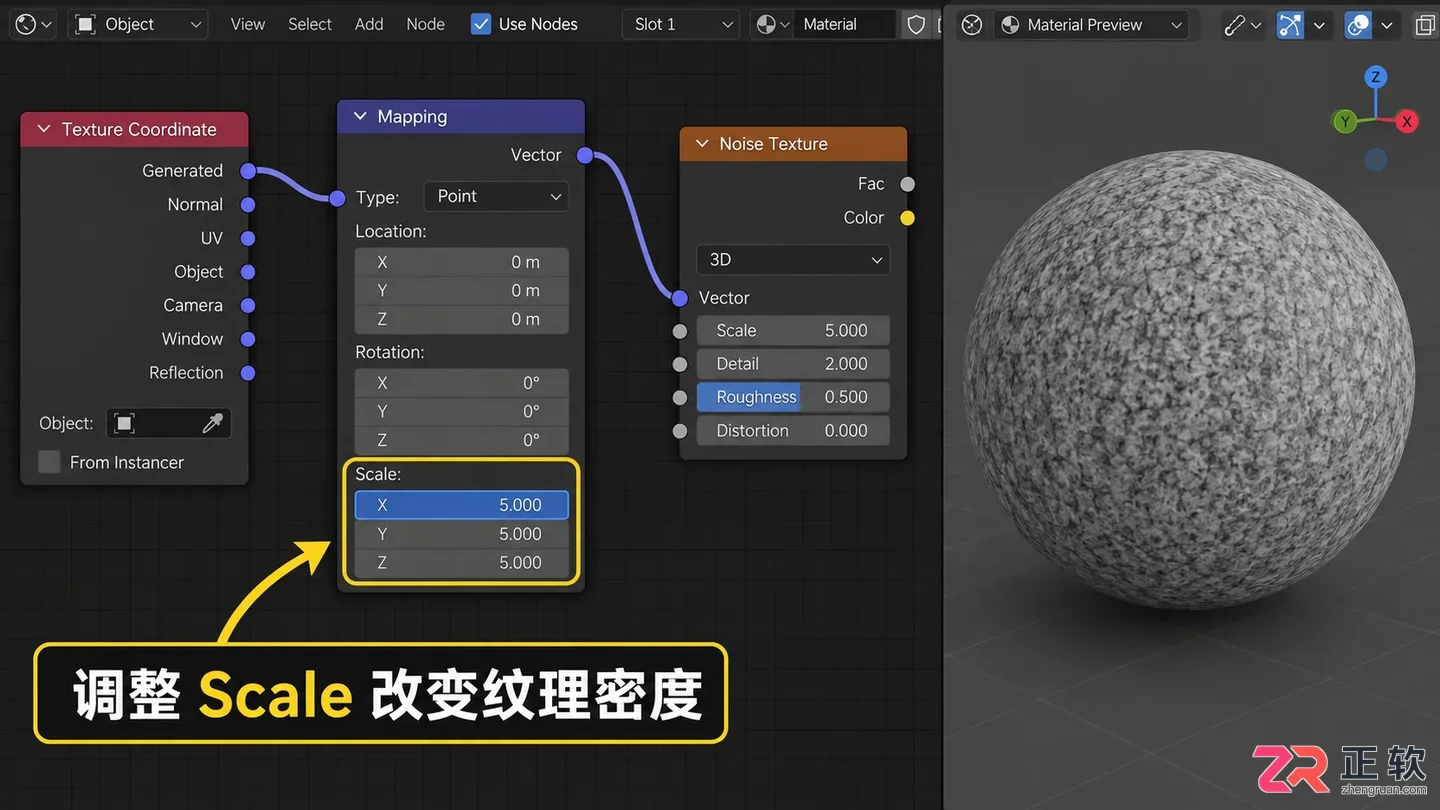 blender纹理坐标和映射怎么调出节点操作教程