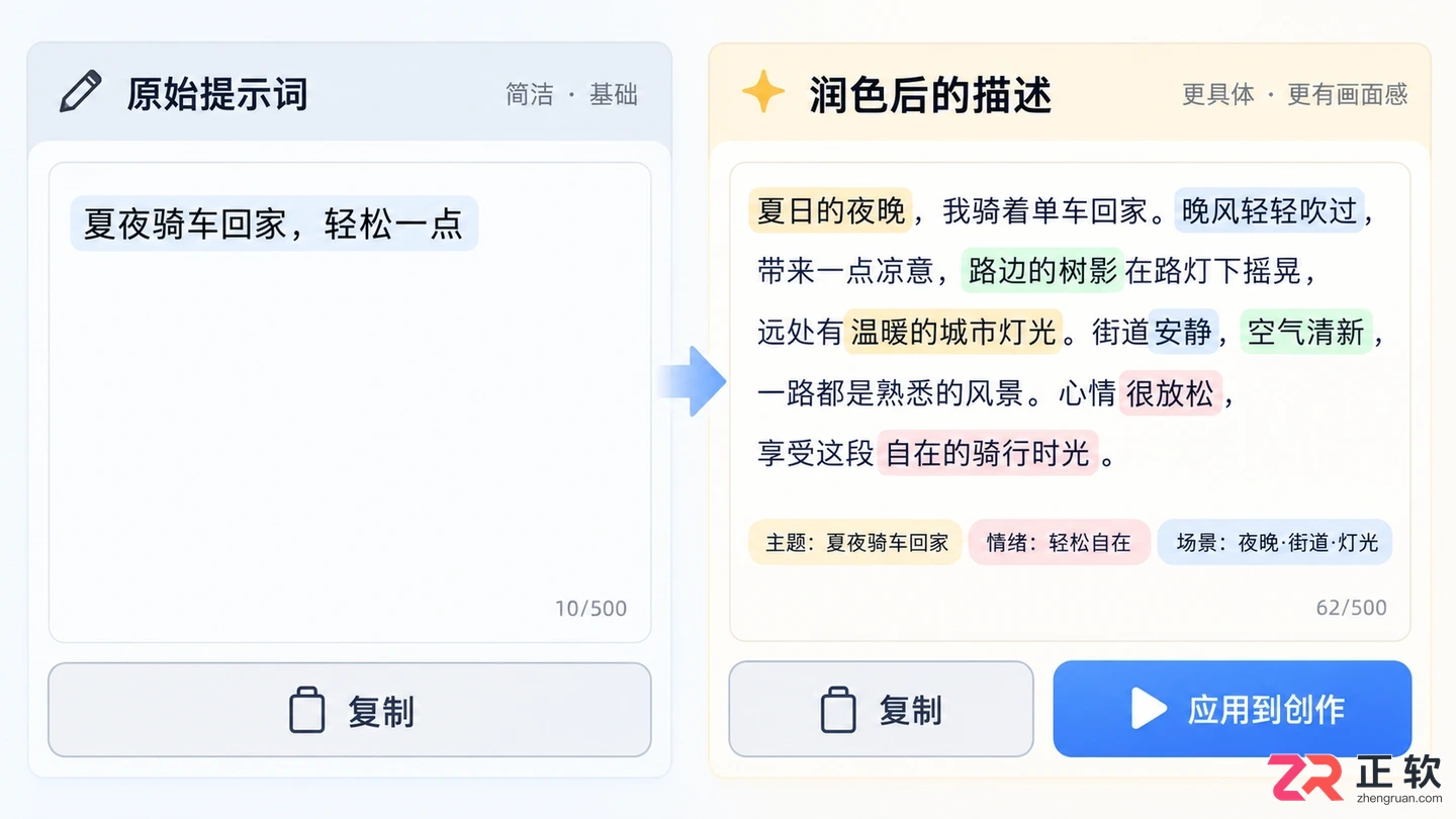 音述AI提示词润色功能使用教程