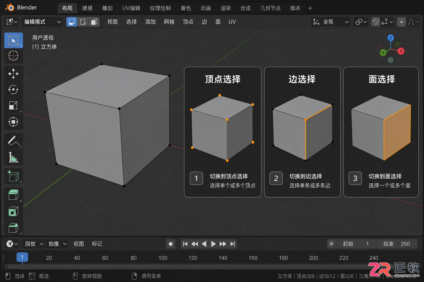 blender人物建模步骤入门教学全过程详解