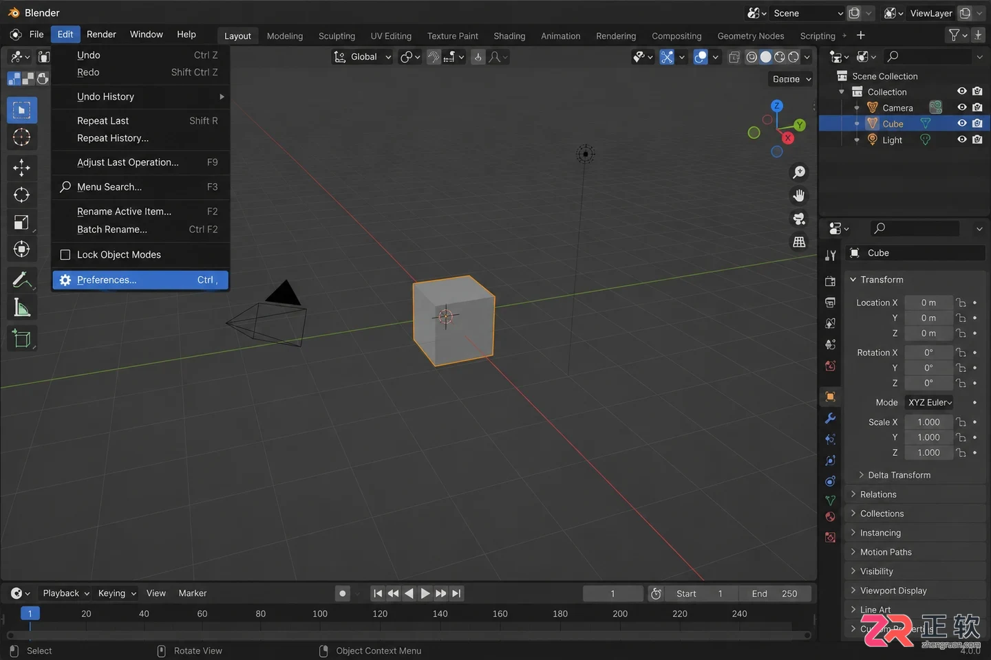 blender设置快捷键在哪里修改的详细教程