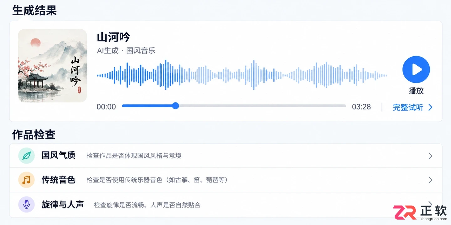 音述AI国风歌曲制作实操教程