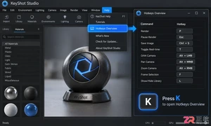 KeyShot快捷键大全怎么调出详细教程