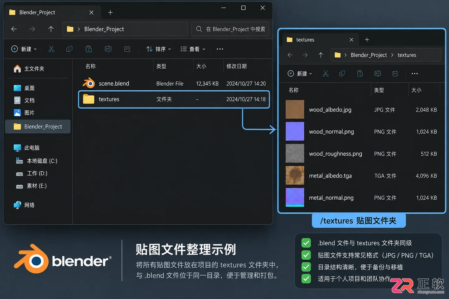 blender模型变紫色怎么办材质贴图丢失解决教程