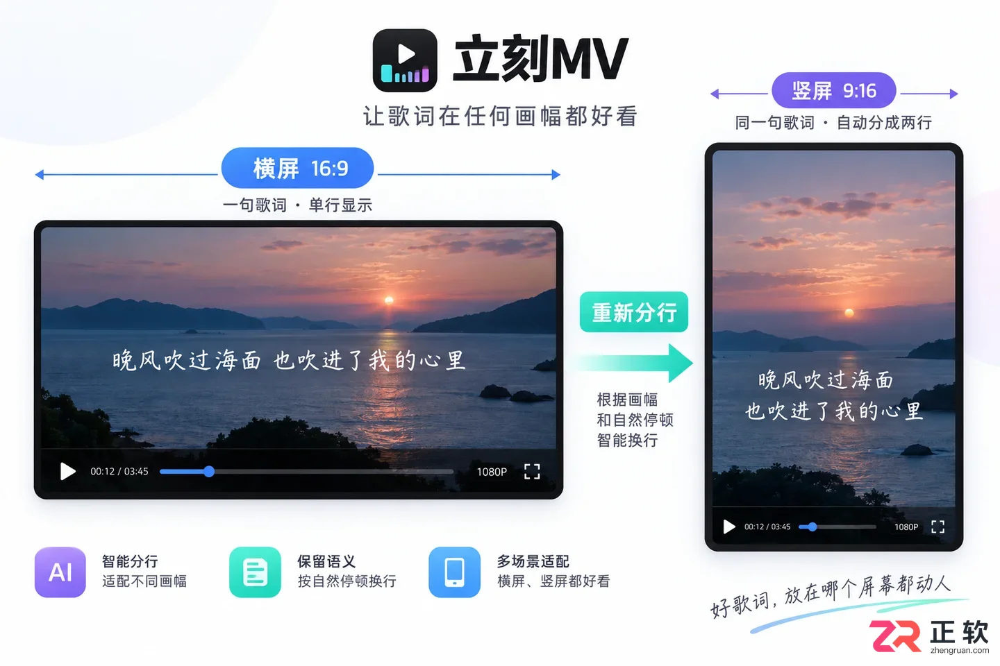 立刻MV如何处理歌词换行与字幕分行