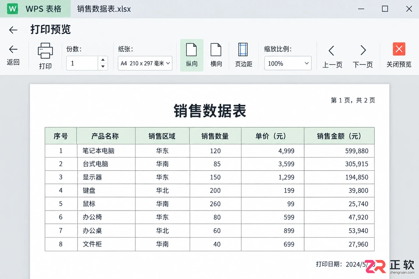 WPS 表格怎么隐藏指定的行和列