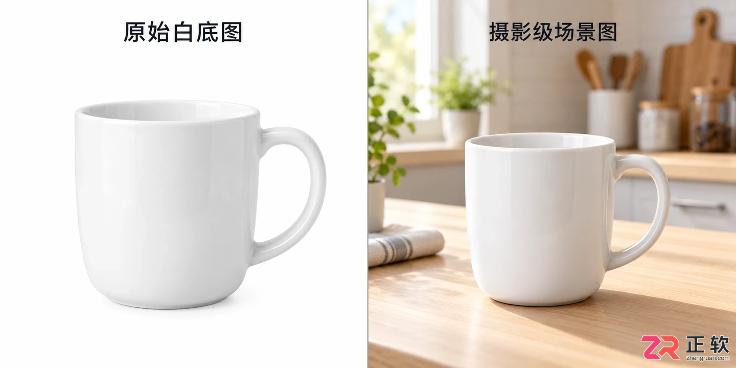 PixPix新手上手指南:只需一张白底图,3步生成摄影级场景图